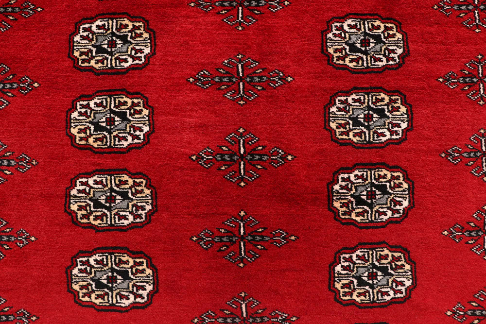 Red Bokhara 8' 2 x 10' - No. 59345 - ALRUG Rug Store