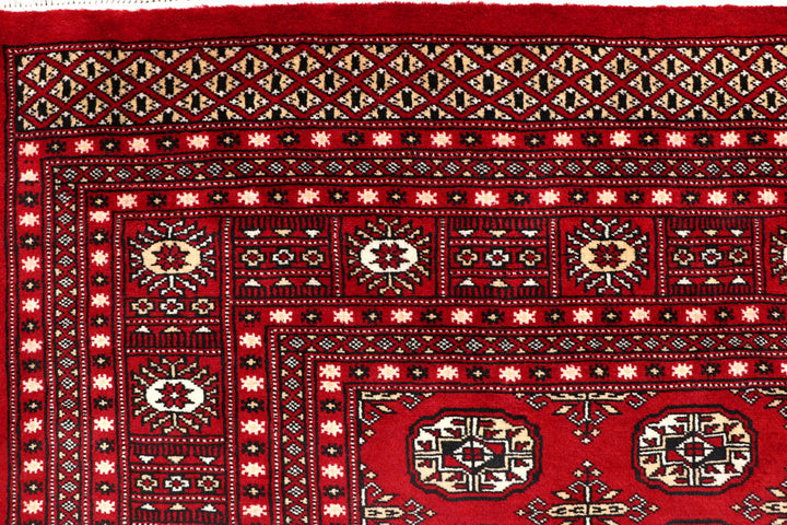 Firebrick Bokhara 7' 11 x 10' 2 - No. 59346 - ALRUG Rug Store