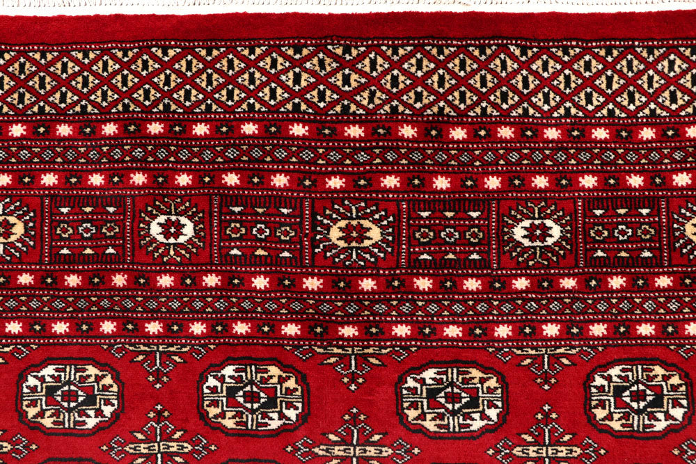 Firebrick Bokhara 7' 11 x 10' 2 - No. 59346 - ALRUG Rug Store
