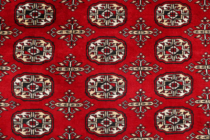 Firebrick Bokhara 7' 11 x 10' 2 - No. 59346 - ALRUG Rug Store