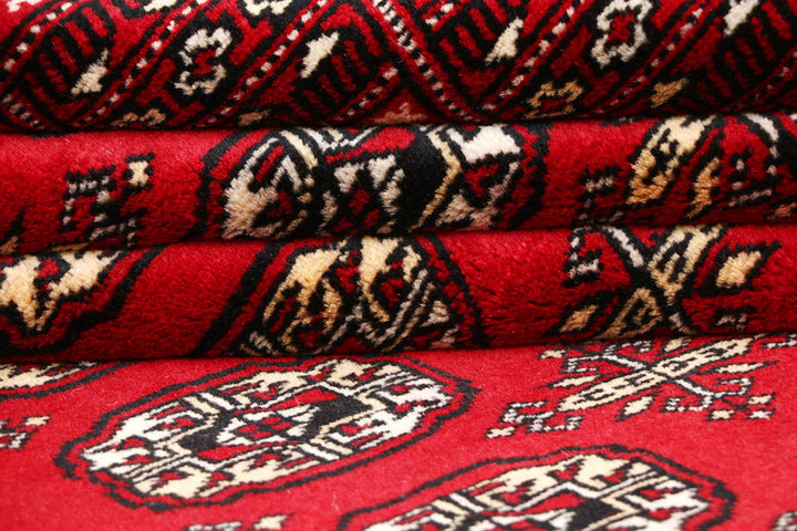 Firebrick Bokhara 7' 11 x 10' 2 - No. 59346 - ALRUG Rug Store