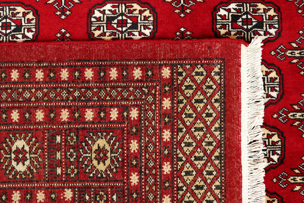 Firebrick Bokhara 7' 11 x 10' 2 - No. 59346 - ALRUG Rug Store