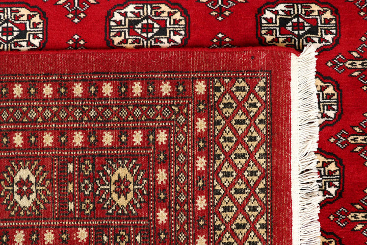 Firebrick Bokhara 7' 11 x 10' 2 - No. 59346 - ALRUG Rug Store
