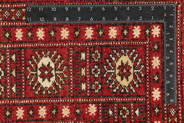 Firebrick Bokhara 7' 11 x 10' 2 - No. 59346 - ALRUG Rug Store