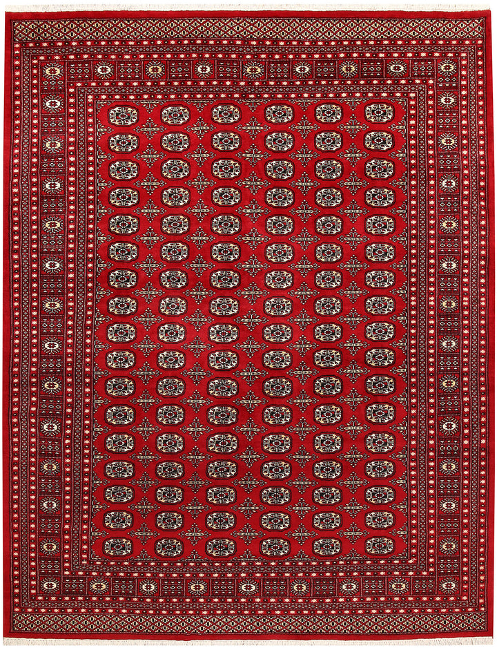 Firebrick Bokhara 7' 11 x 10' 2 - No. 59346 - ALRUG Rug Store