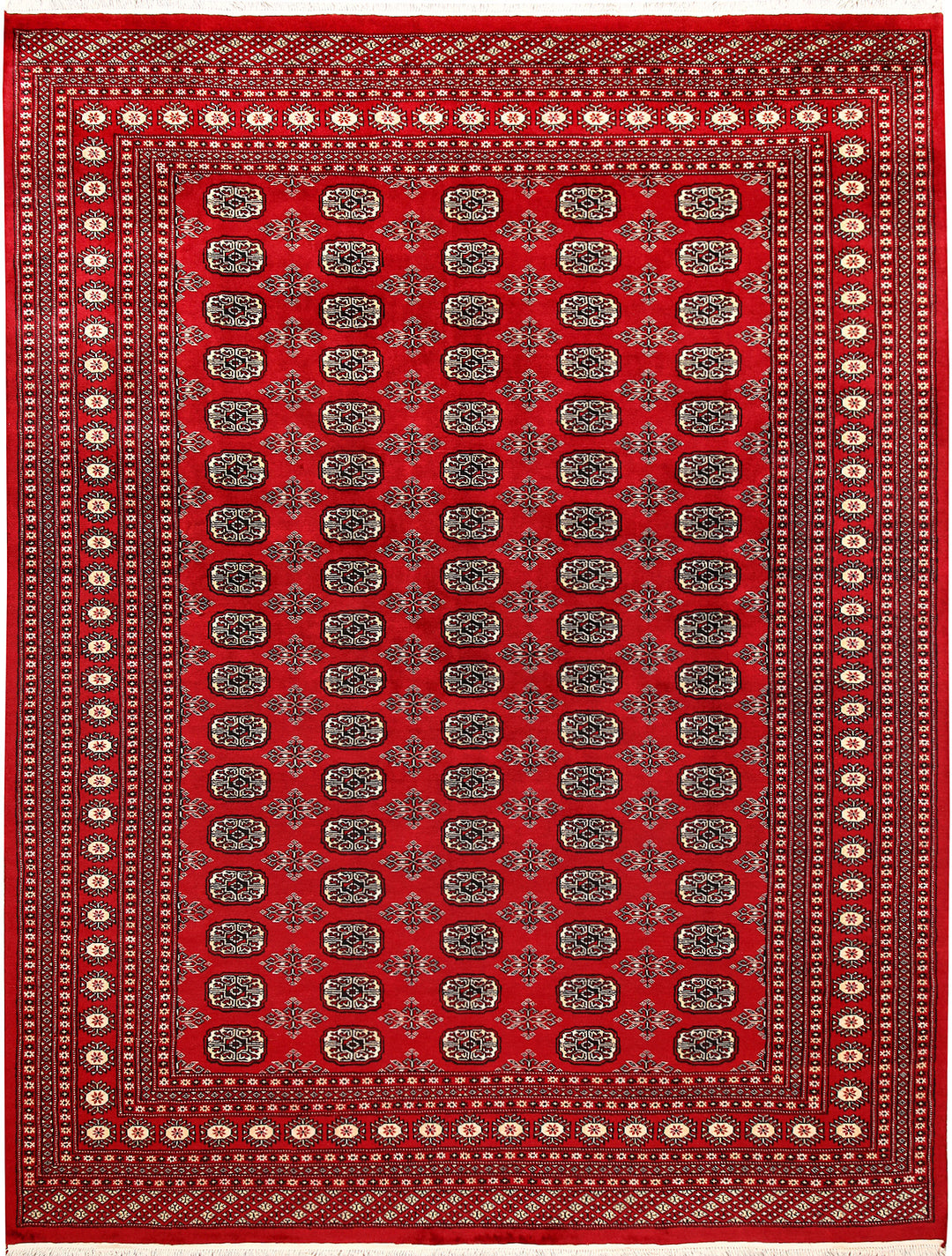 Firebrick Bokhara 8' x 10' 5 - No. 59347 - ALRUG Rug Store