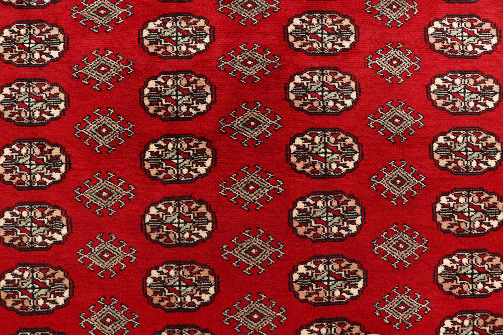 Firebrick Bokhara 7' 11 x 9' 7 - No. 59348 - ALRUG Rug Store