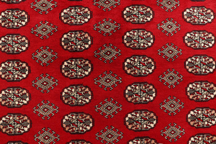 Firebrick Bokhara 7' 11 x 9' 7 - No. 59348 - ALRUG Rug Store