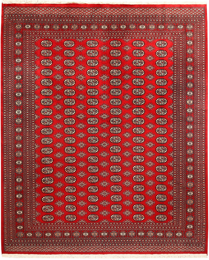 Firebrick Bokhara 7' 11 x 9' 7 - No. 59348 - ALRUG Rug Store
