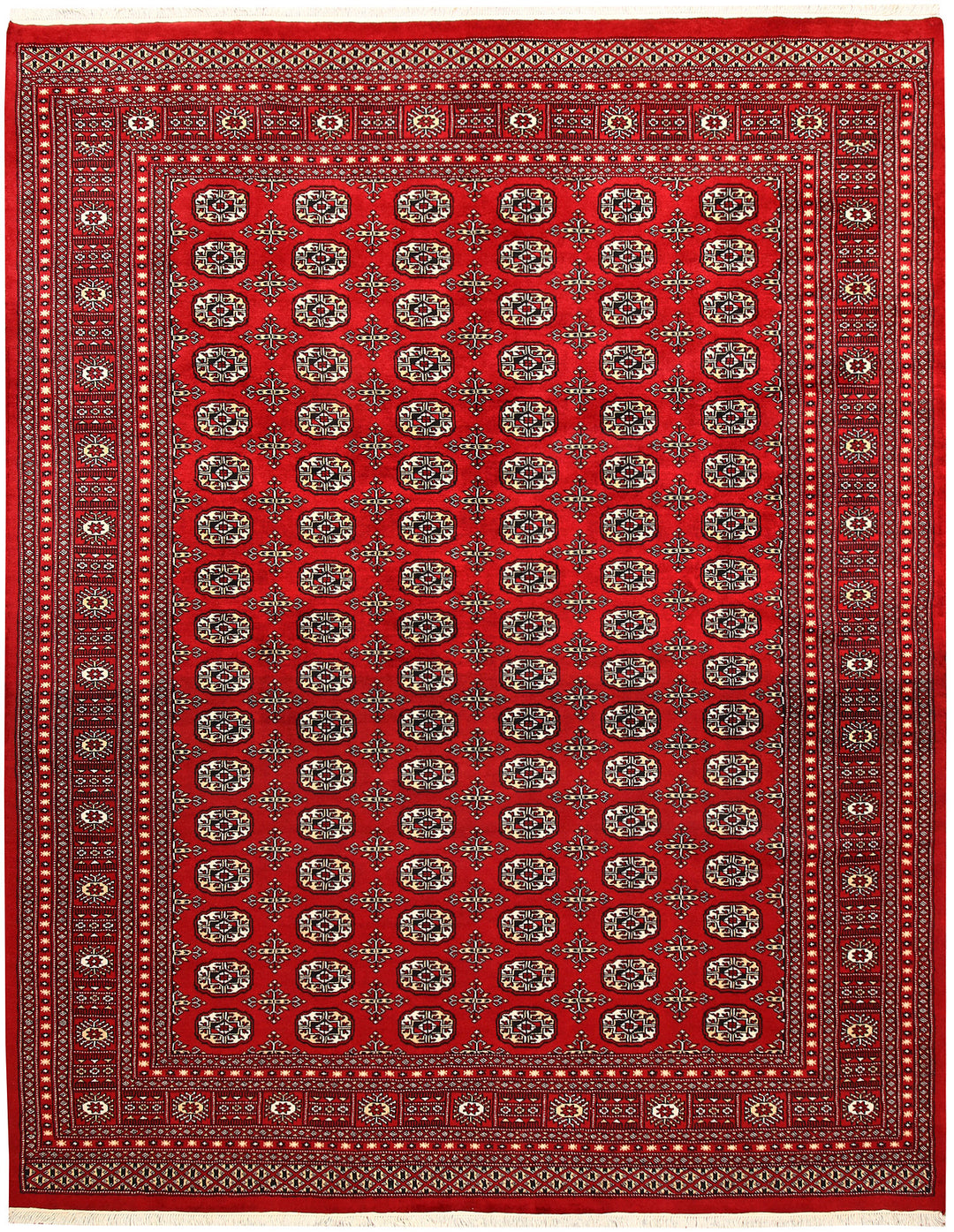 Firebrick Bokhara 8' x 10' 2 - No. 59349 - ALRUG Rug Store