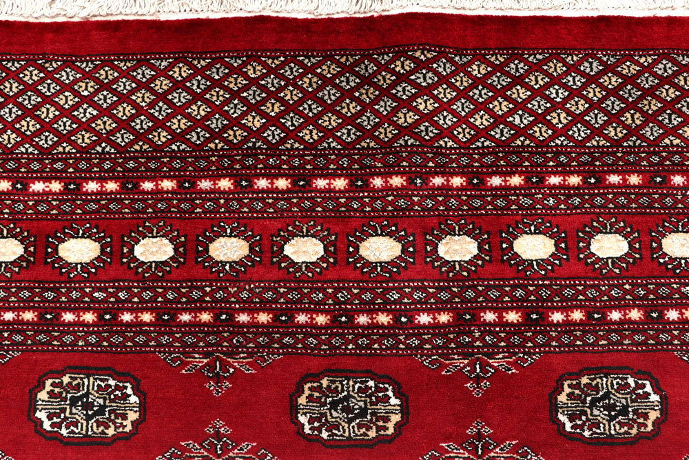 Firebrick Bokhara 7' 11 x 10' 1 - No. 59350 - ALRUG Rug Store