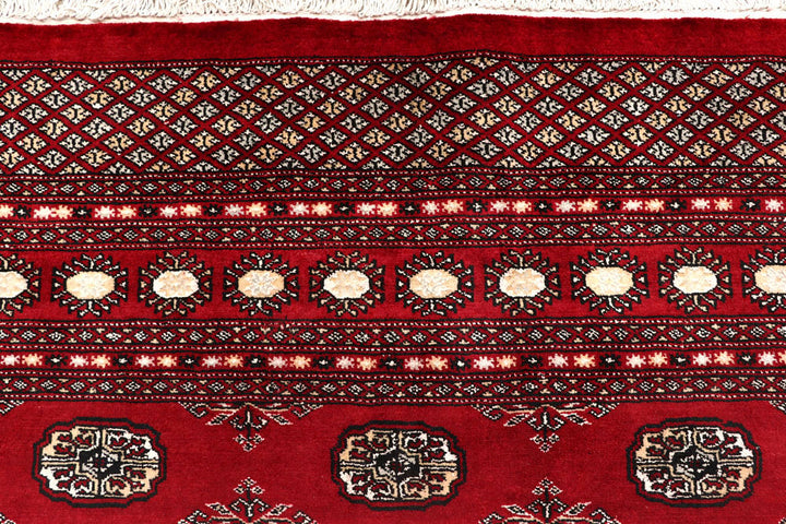Firebrick Bokhara 7' 11 x 10' 1 - No. 59350 - ALRUG Rug Store