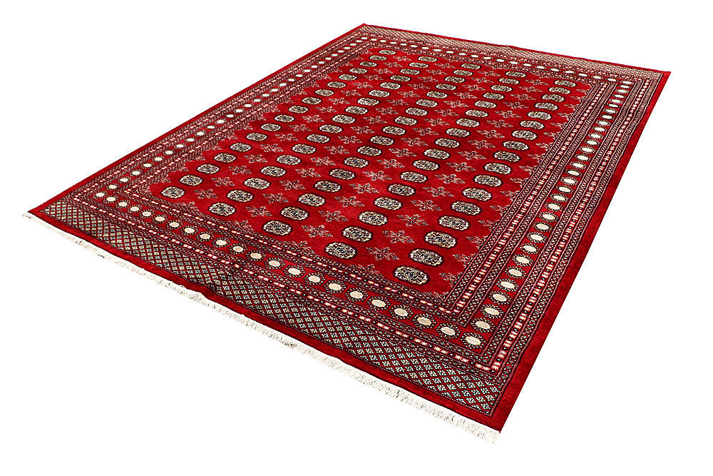 Firebrick Bokhara 7' 11 x 10' 1 - No. 59350 - ALRUG Rug Store