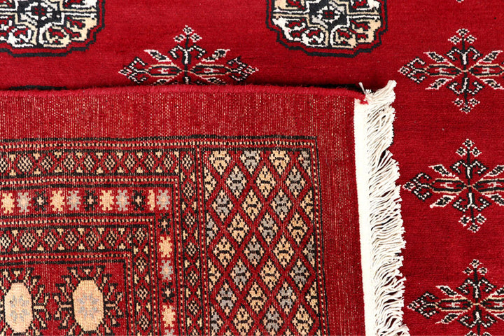 Firebrick Bokhara 7' 11 x 10' 1 - No. 59350 - ALRUG Rug Store