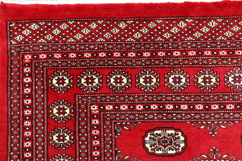 Firebrick Bokhara 7' 11 x 10' 1 - No. 59351 - ALRUG Rug Store