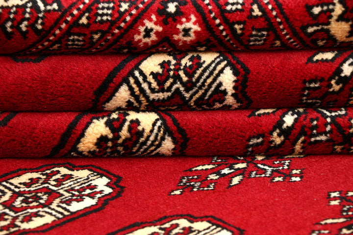 Firebrick Bokhara 7' 11 x 10' 1 - No. 59351 - ALRUG Rug Store