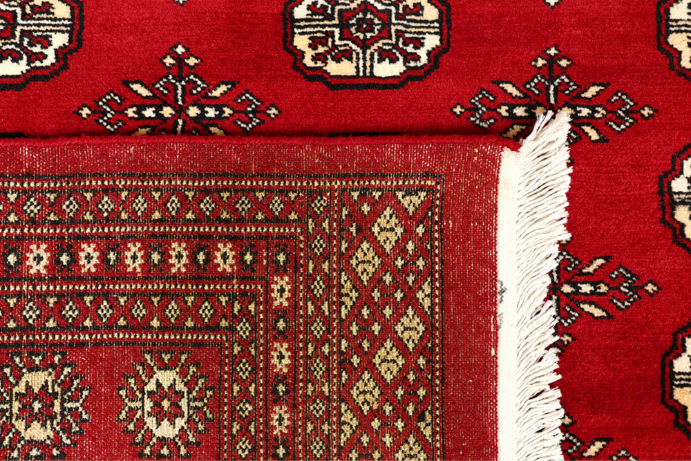 Firebrick Bokhara 7' 11 x 10' 1 - No. 59351 - ALRUG Rug Store