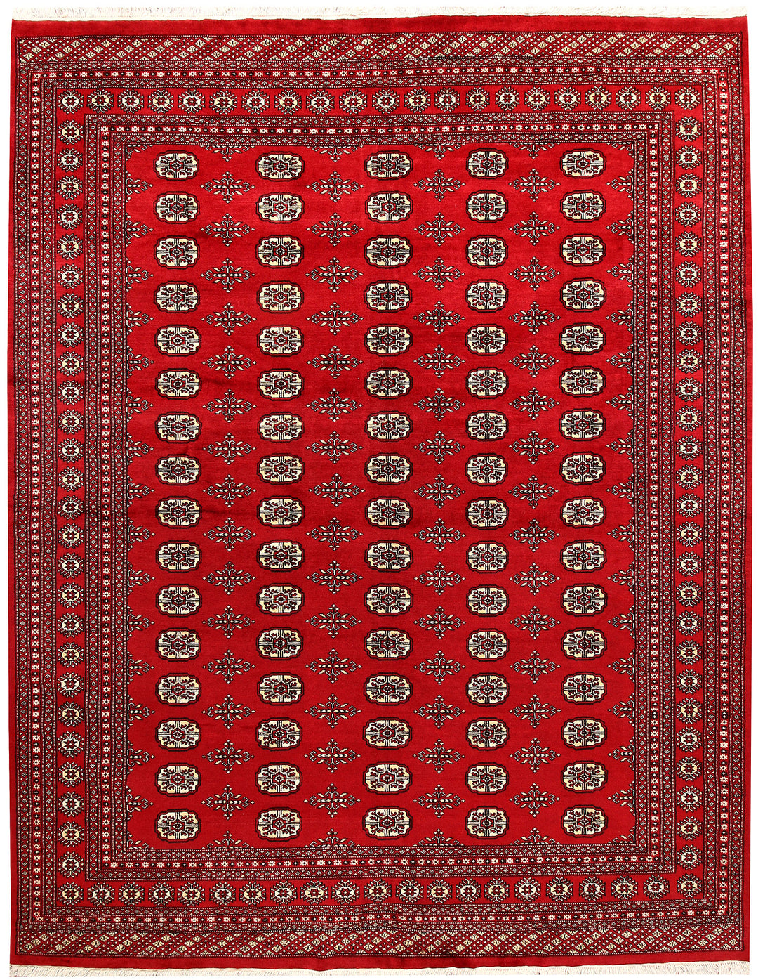 Firebrick Bokhara 7' 11 x 10' 1 - No. 59351 - ALRUG Rug Store