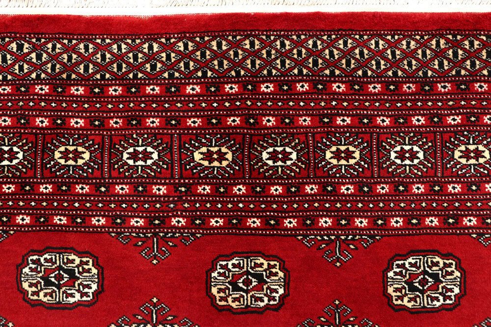 Firebrick Bokhara 7' 9 x 9' 9 - No. 59353 - ALRUG Rug Store