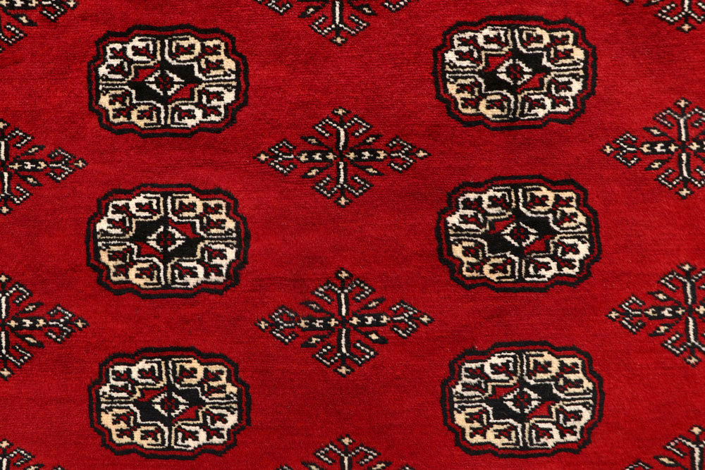 Firebrick Bokhara 7' 9 x 9' 9 - No. 59353 - ALRUG Rug Store