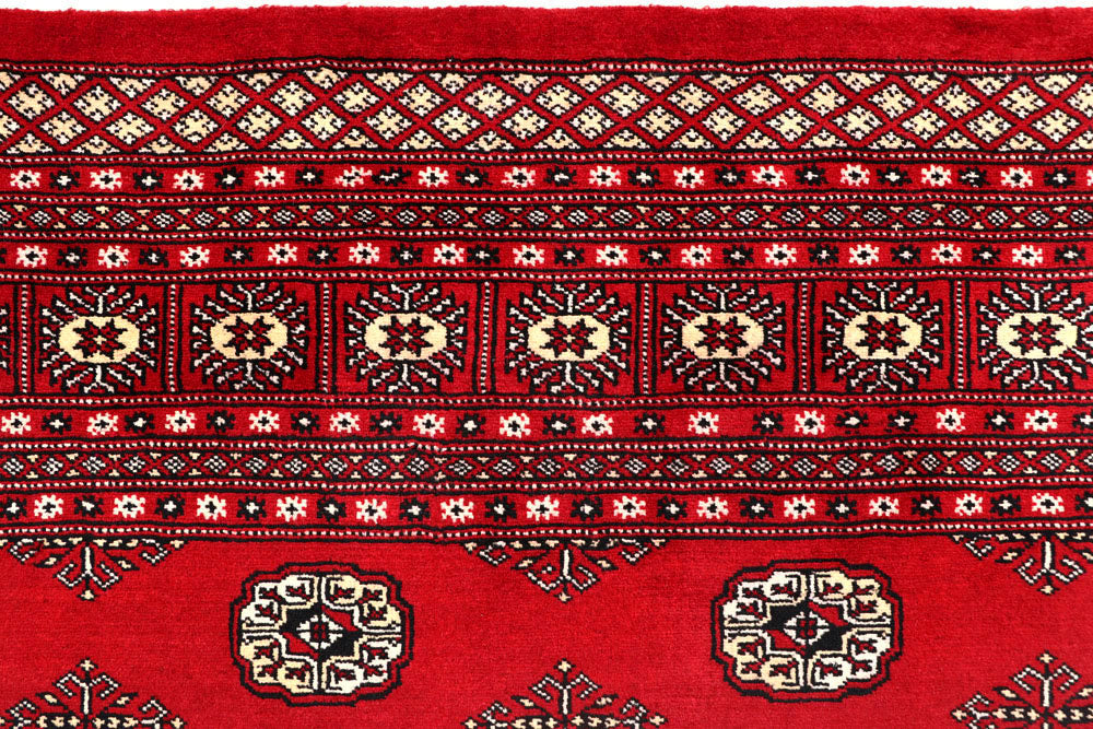 Firebrick Bokhara 7' 11 x 10' 2 - No. 59357 - ALRUG Rug Store