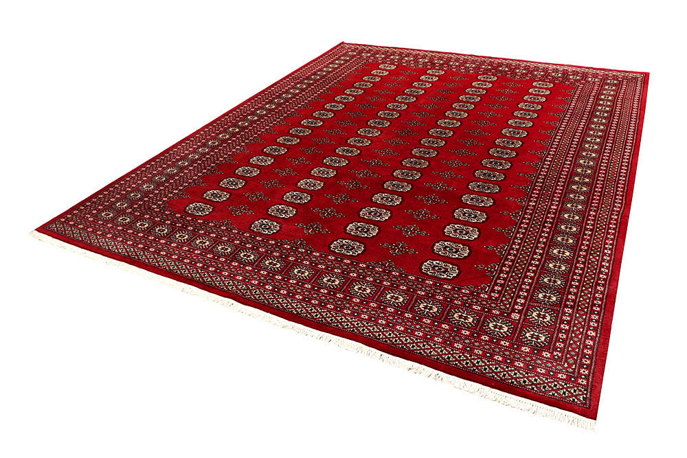 Firebrick Bokhara 7' 11 x 10' 2 - No. 59357 - ALRUG Rug Store