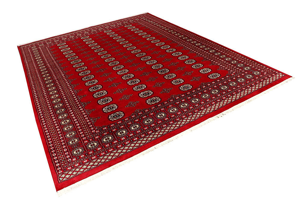 Firebrick Bokhara 7' 11 x 10' 2 - No. 59357 - ALRUG Rug Store
