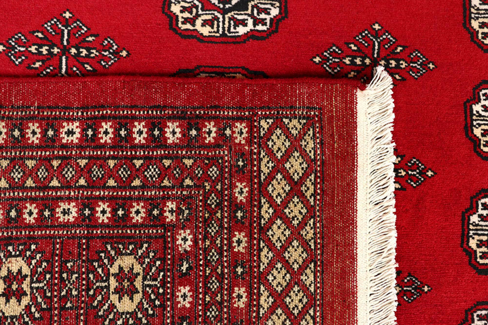 Firebrick Bokhara 7' 11 x 10' 2 - No. 59357 - ALRUG Rug Store