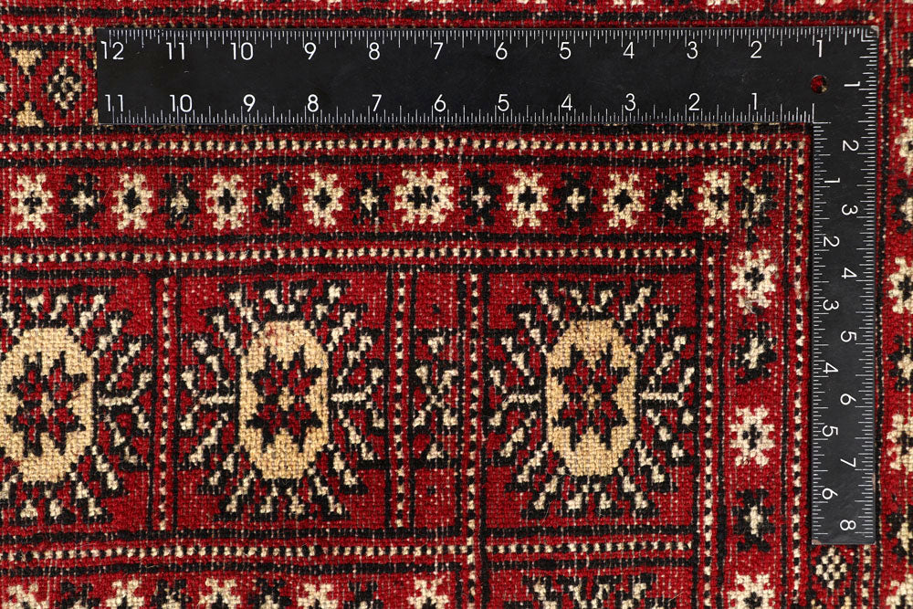 Firebrick Bokhara 7' 11 x 10' 2 - No. 59357 - ALRUG Rug Store