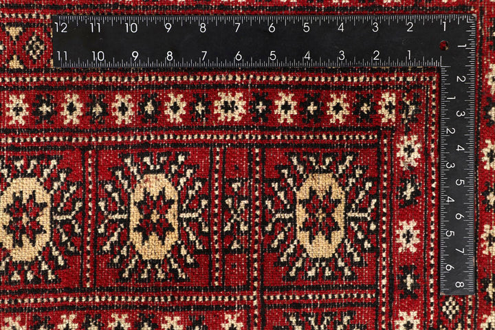 Firebrick Bokhara 7' 11 x 10' 2 - No. 59357 - ALRUG Rug Store
