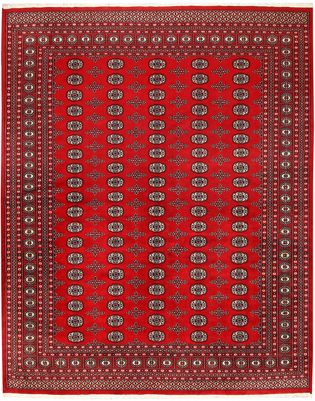 Firebrick Bokhara 8' 1 x 10' 1 - No. 59358 - ALRUG Rug Store