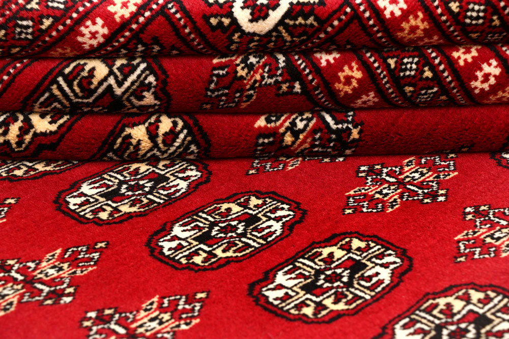 Firebrick Bokhara 8' x 10' 4 - No. 59359 - ALRUG Rug Store