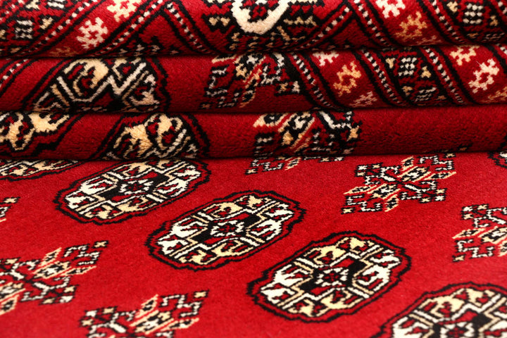 Firebrick Bokhara 8' x 10' 4 - No. 59359 - ALRUG Rug Store