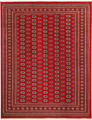 Firebrick Bokhara 8' x 10' 4 - No. 59359 - ALRUG Rug Store
