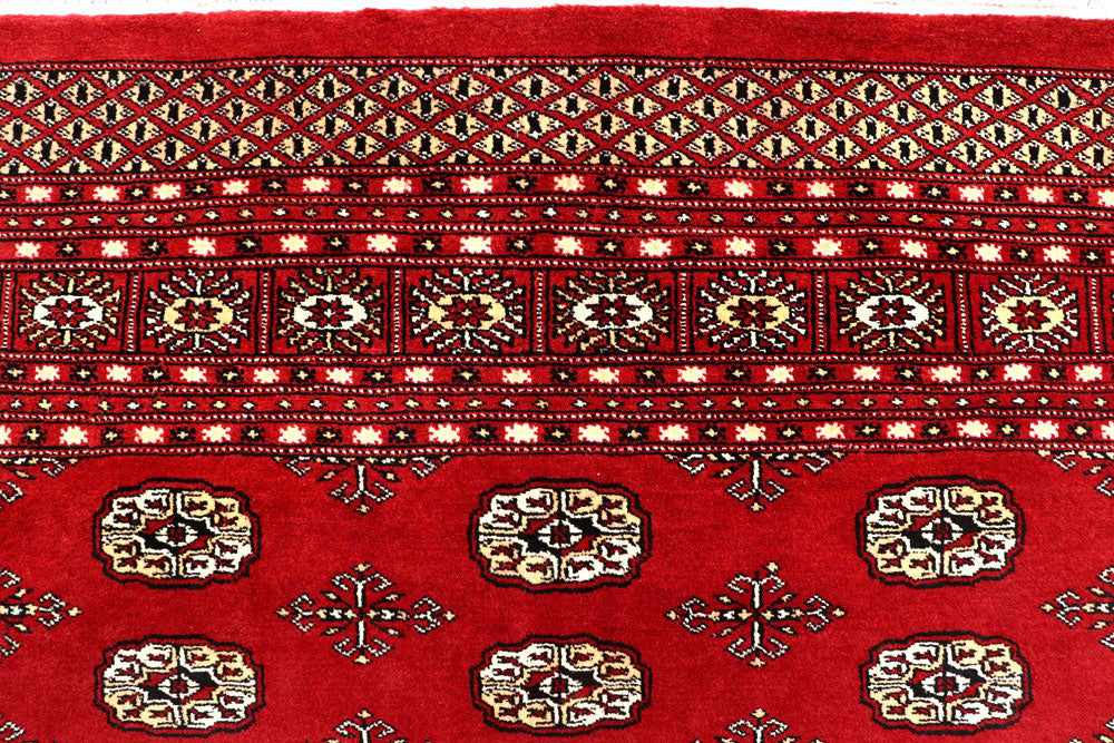 Firebrick Bokhara 7' 11 x 9' 9 - No. 59360 - ALRUG Rug Store