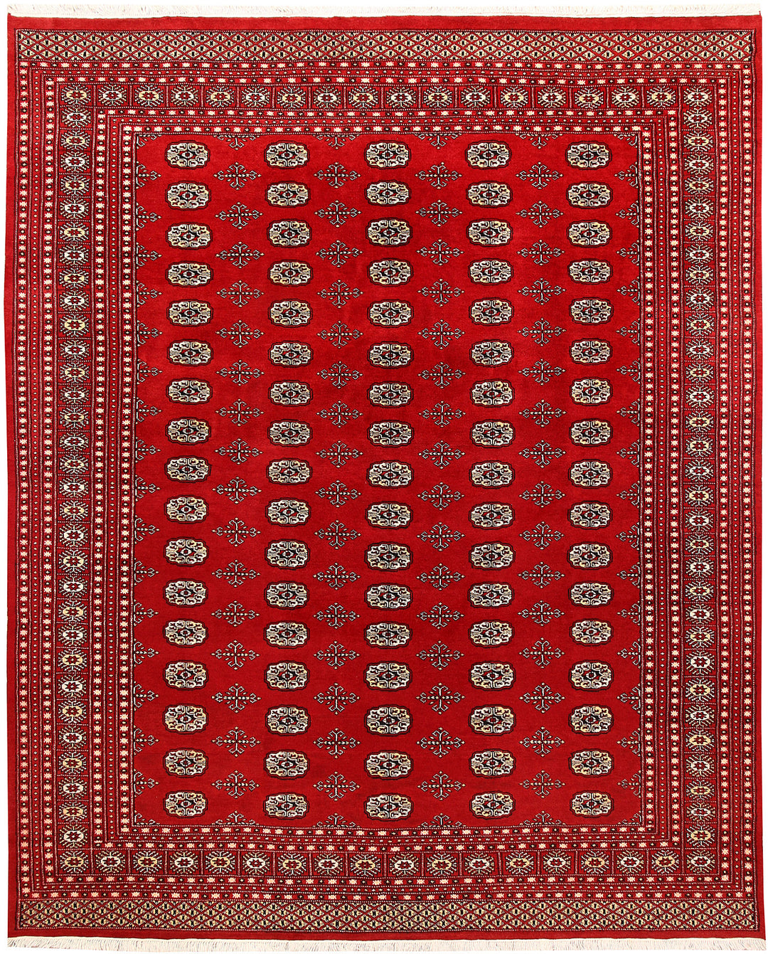 Firebrick Bokhara 7' 11 x 9' 9 - No. 59360 - ALRUG Rug Store