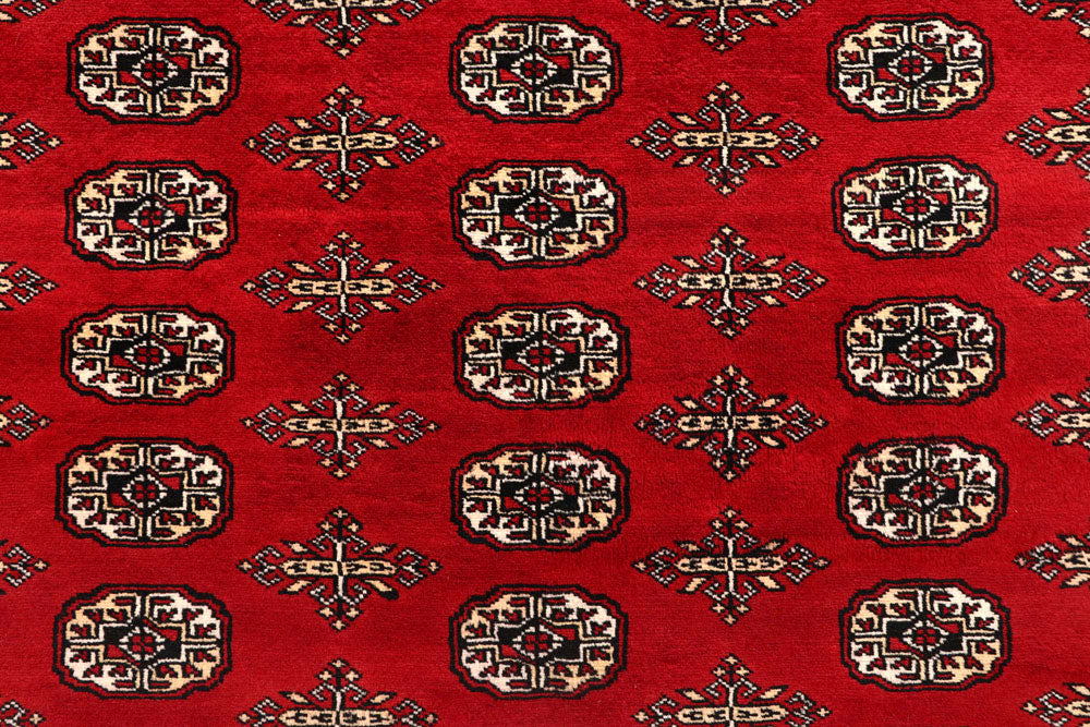 Red Bokhara 7' 11 x 10' - No. 59362 - ALRUG Rug Store