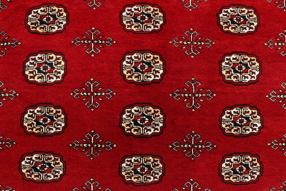Firebrick Bokhara 8' x 9' 10 - No. 59363 - ALRUG Rug Store