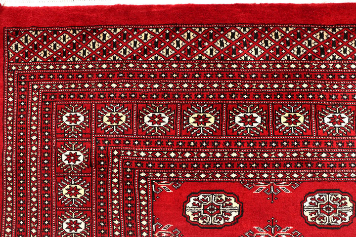 Firebrick Bokhara 7' 10 x 10' 7 - No. 59366 - ALRUG Rug Store
