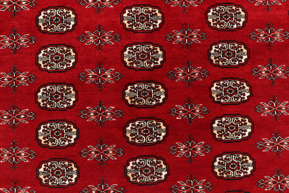 Firebrick Bokhara 7' 10 x 10' 7 - No. 59366 - ALRUG Rug Store