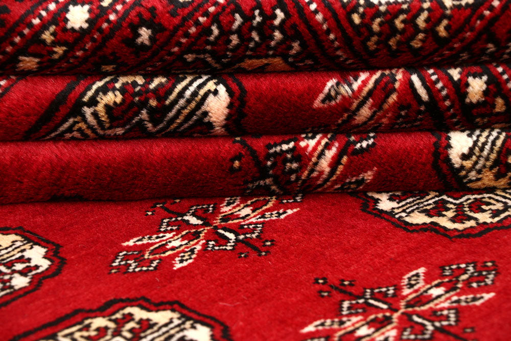 Firebrick Bokhara 7' 10 x 10' 7 - No. 59366 - ALRUG Rug Store