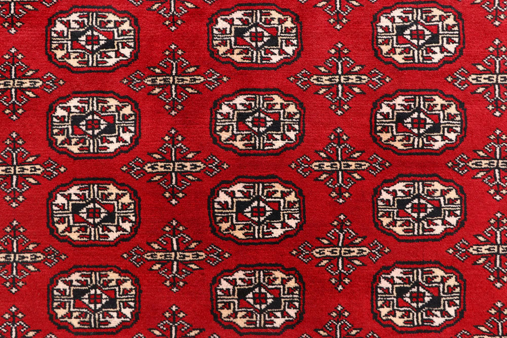 Firebrick Bokhara 8' x 10' 4 - No. 59368 - ALRUG Rug Store