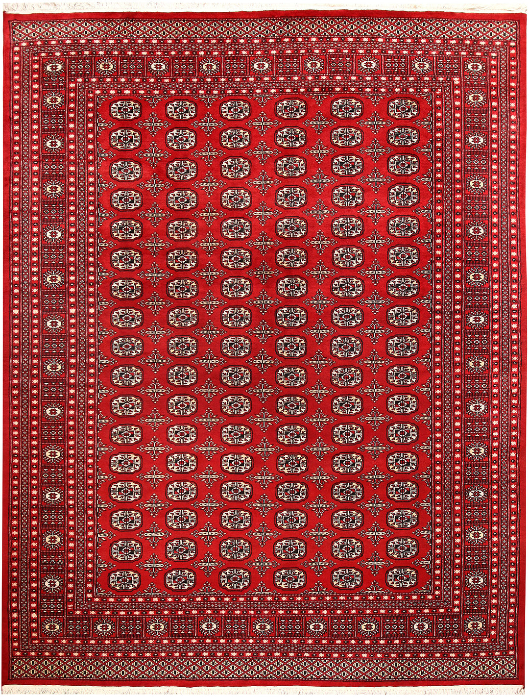 Firebrick Bokhara 8' x 10' 4 - No. 59368 - ALRUG Rug Store
