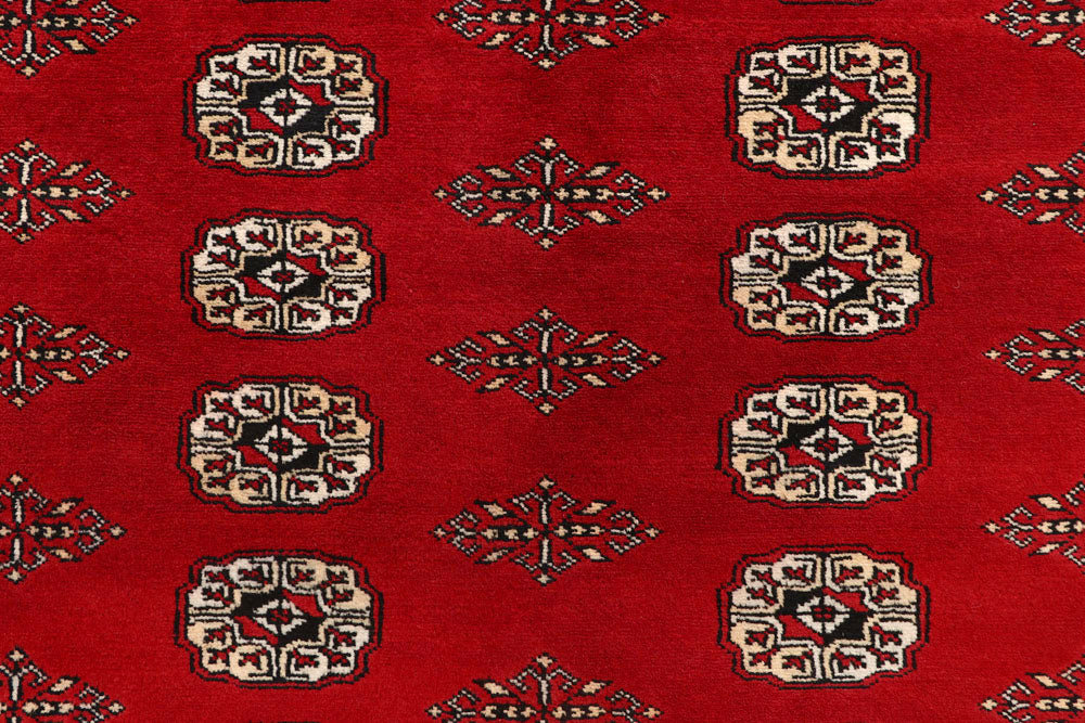 Firebrick Bokhara 8' x 10' 4 - No. 59370 - ALRUG Rug Store
