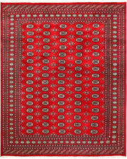 Red Bokhara 8' x 9' 8 - No. 59371 - ALRUG Rug Store