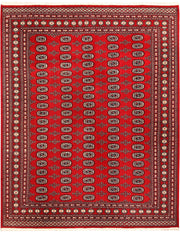 Red Bokhara 8'  1" x 10'  1" - No. QA97650
