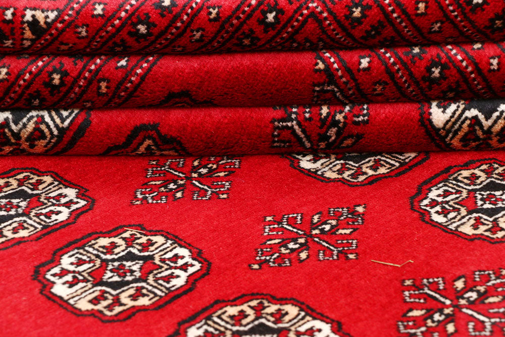 Red Bokhara 8' 2 x 10' - No. 59373 - ALRUG Rug Store