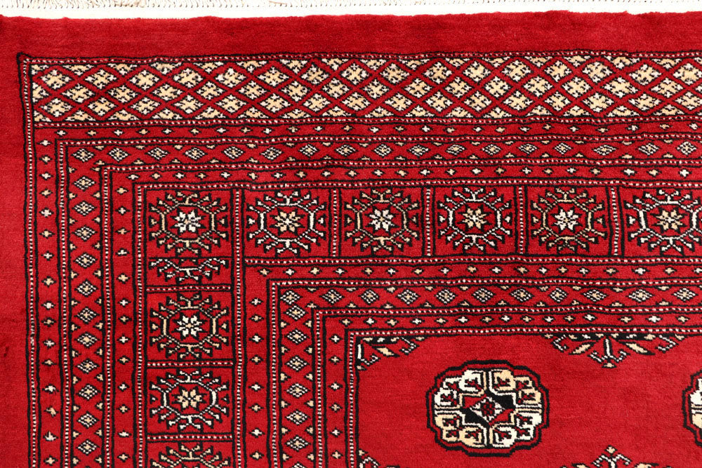 Firebrick Bokhara 8' 1 x 10' 1 - No. 59374 - ALRUG Rug Store