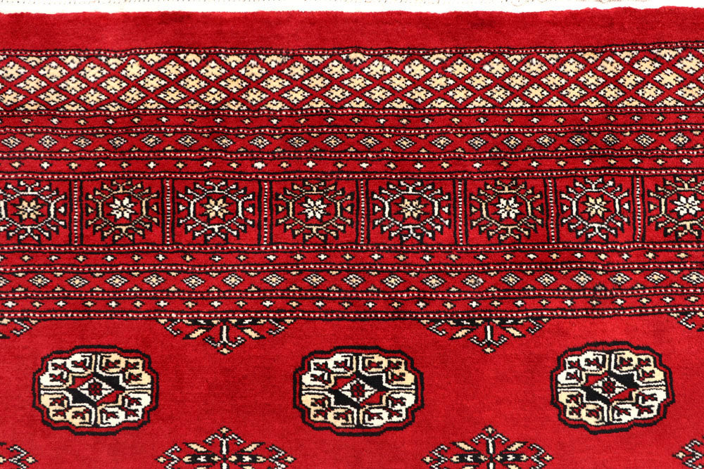 Firebrick Bokhara 8' 1 x 10' 1 - No. 59374 - ALRUG Rug Store