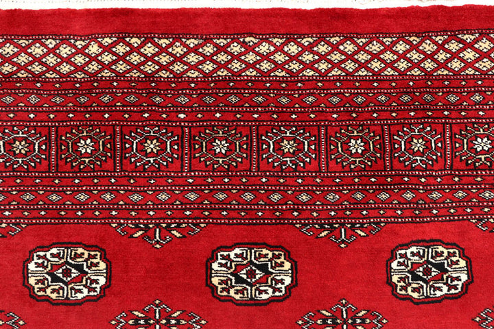 Firebrick Bokhara 8' 1 x 10' 1 - No. 59374 - ALRUG Rug Store
